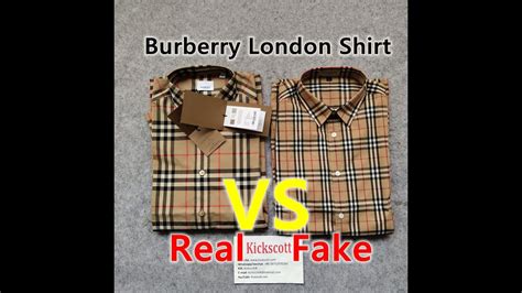 fake burberry check shirt women's|how to identify burberry shirts.